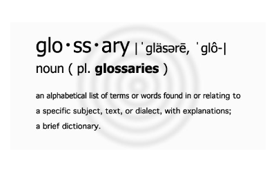 SEO Glossary – Updated  2022